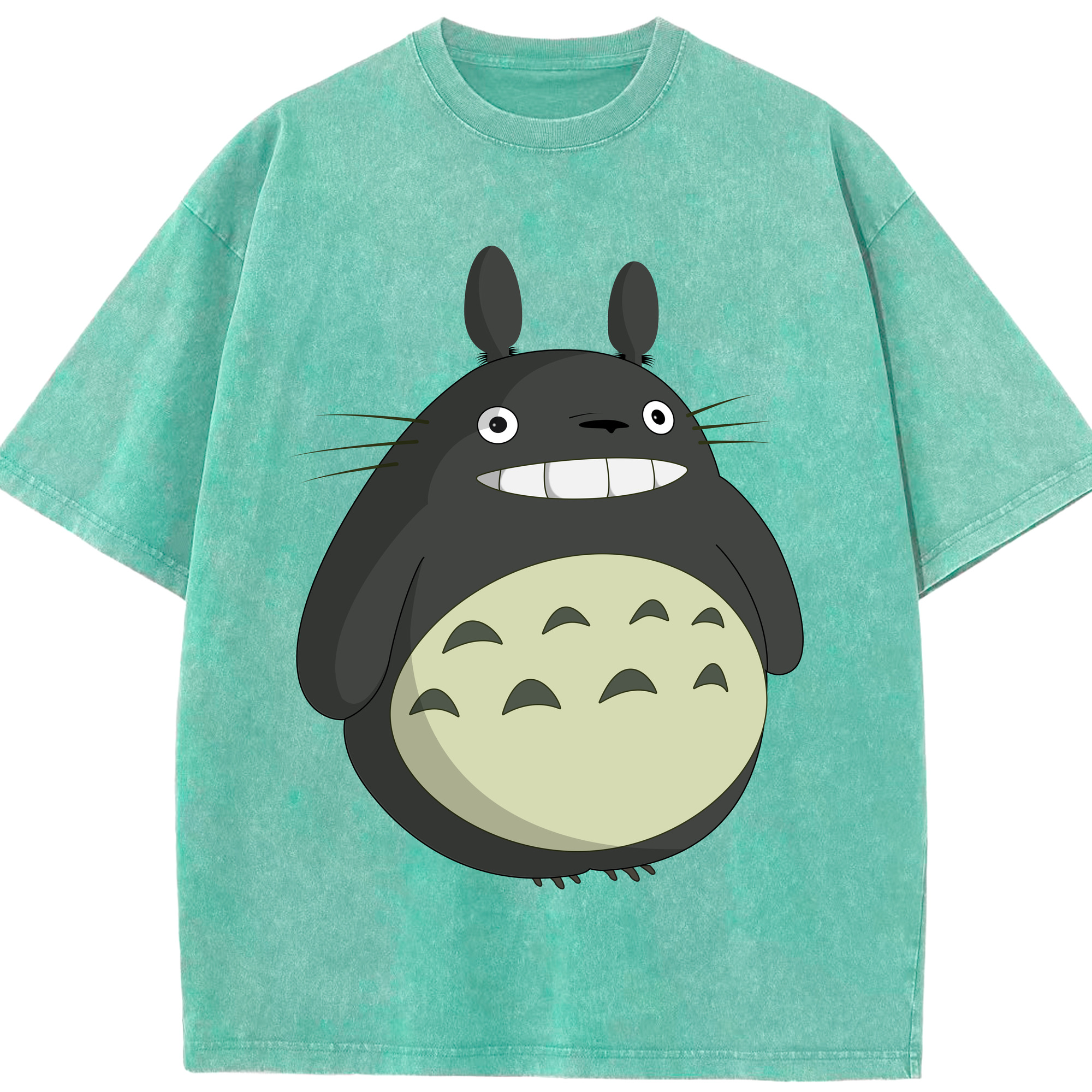 （画像用） となりのトトロ 草壁メイ 草壁サツキ My Neighbor Totoro Satsuki Kusakabe Mei Kusakabe 綿100% ヴィンテージ風 半袖Tシャツ（フロントプリント）